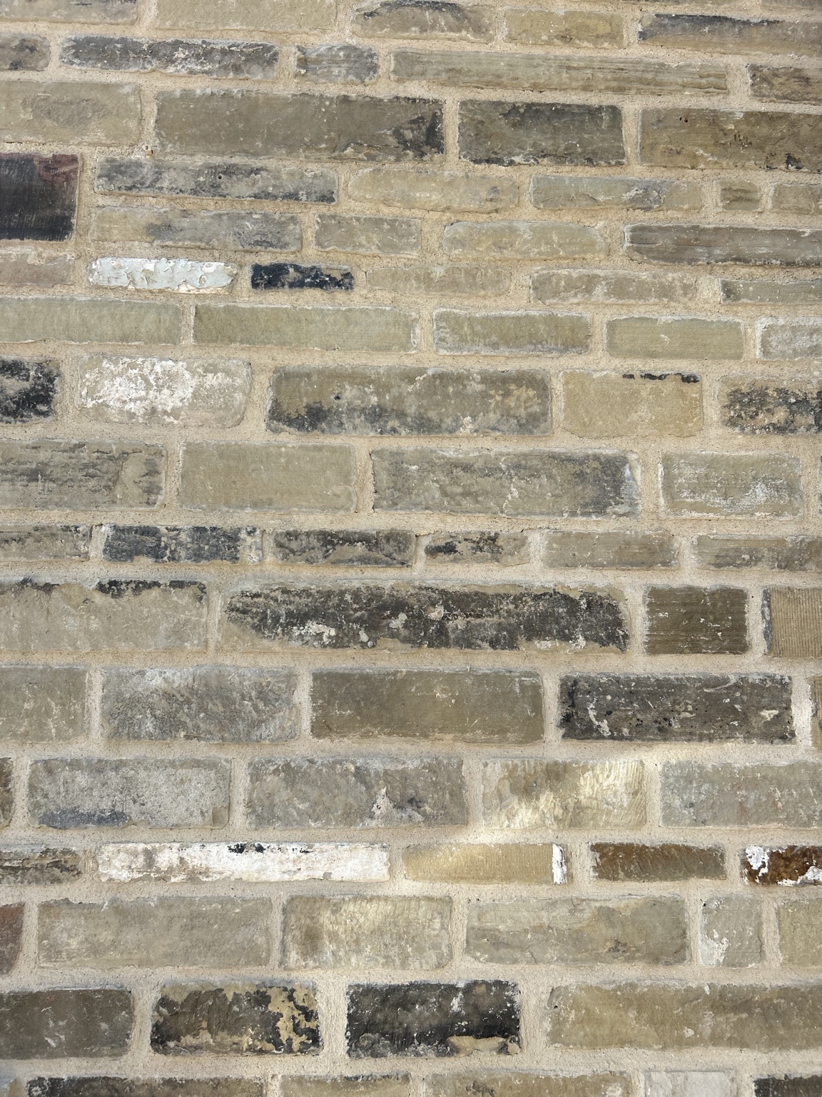 Close-up of reclaimed natural stone